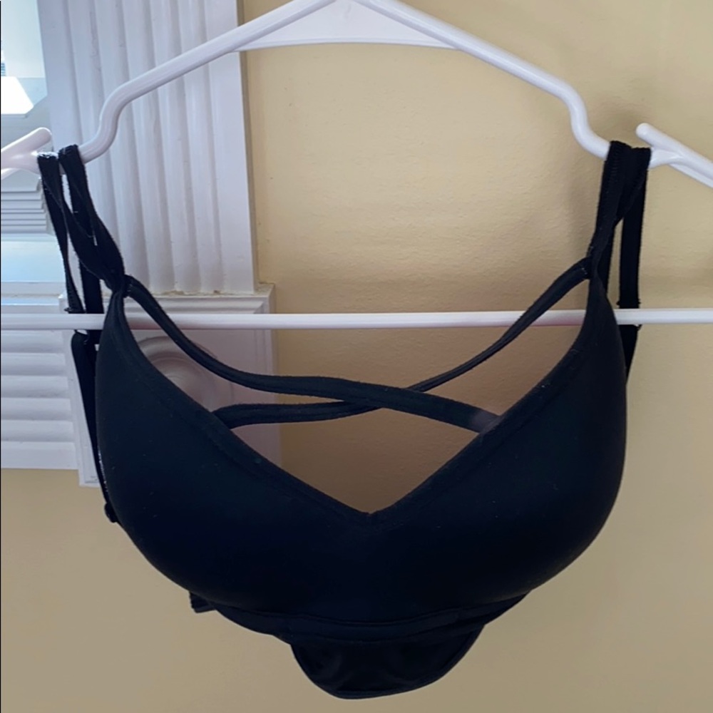 Push Up Cross Front Bra